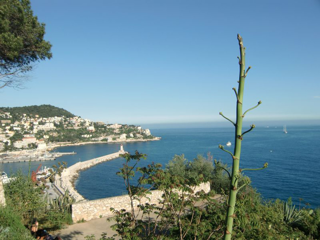 Nizza Gruppenreise. Das Bild zeigt allein, wie schön es Nizza sein kann. Dort gibt es Strände und besten Weter.